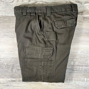 Duluth Trading Company Fire Hose Fleece-Lined Relaxed Fit Work Pants - Size 3…